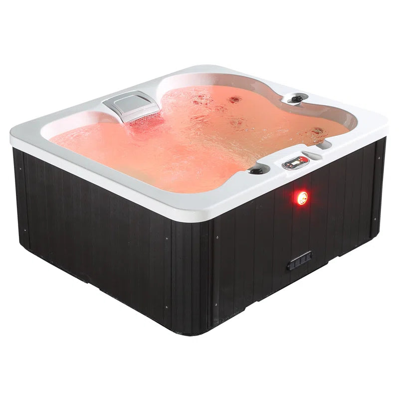 Canadian Spa Manitoba UV Hot Tub 4-Person 14-Jet with Blackout Insulation and UV Light Water Care