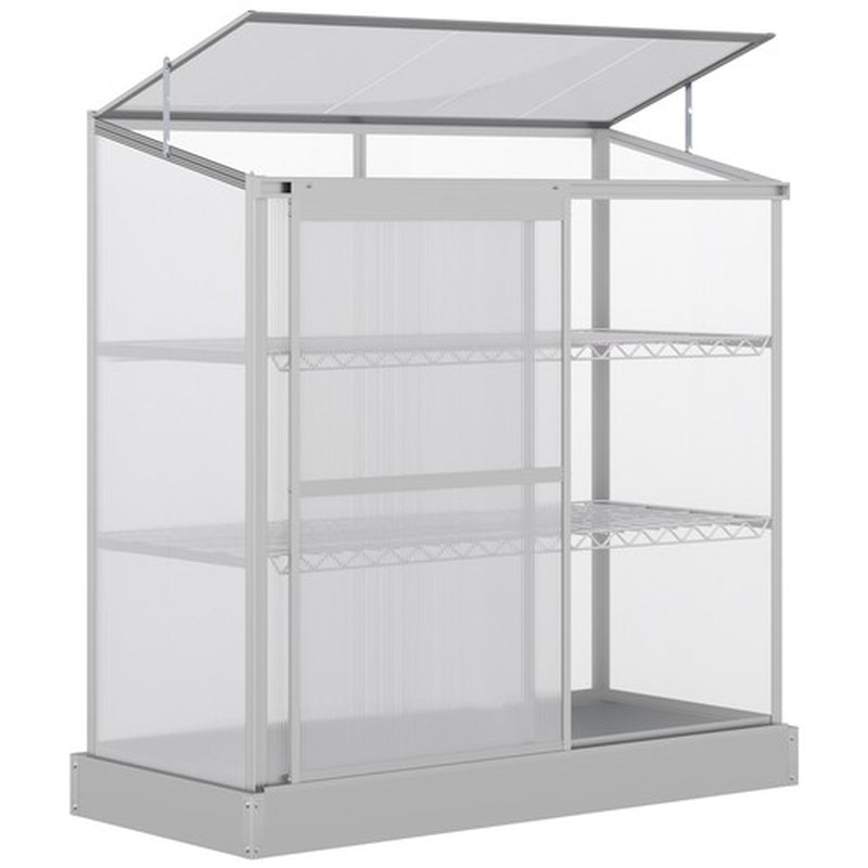 3 Tier Greenhouse Garden Plant Growth Transparent Board 131L X 58W X 140H Cm