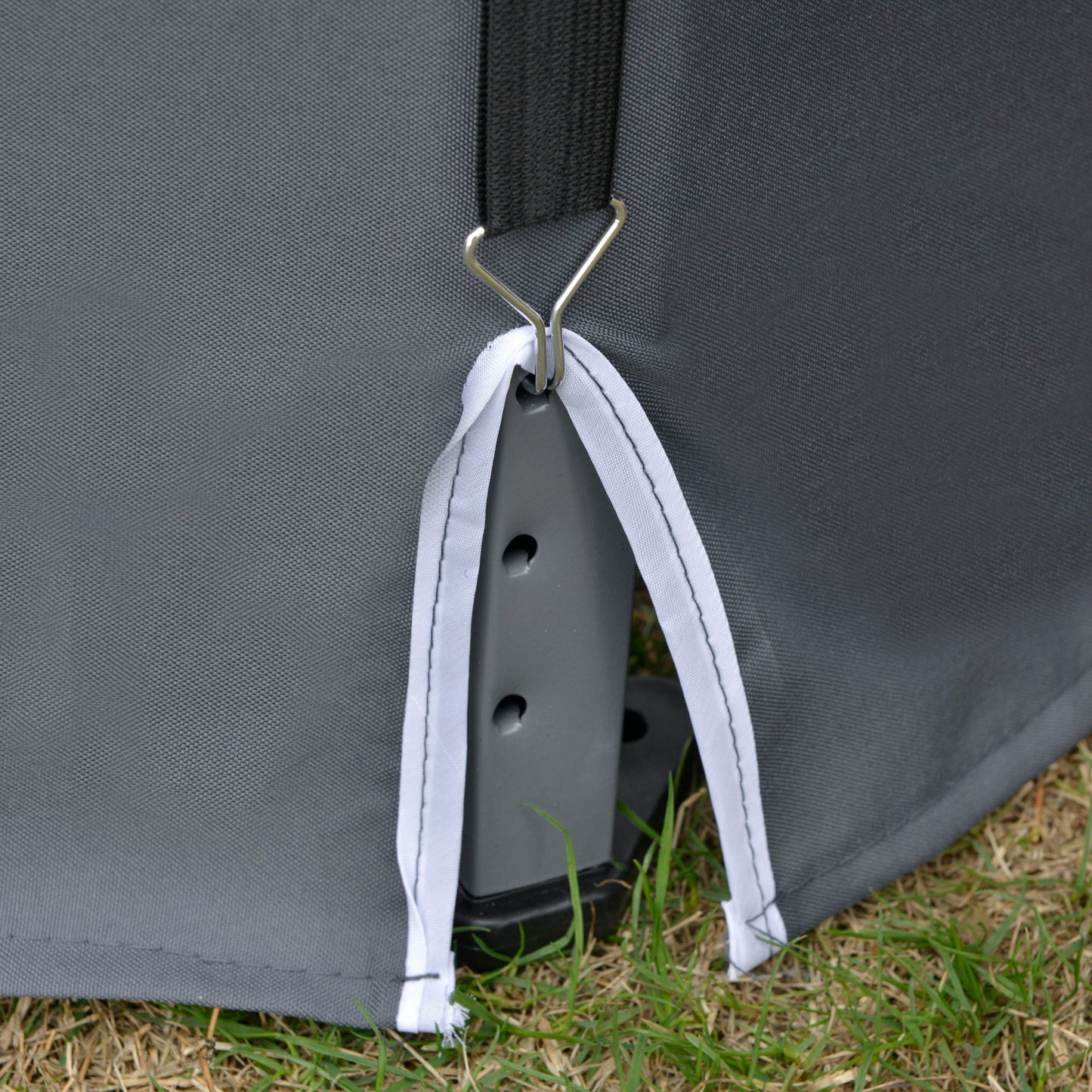 3.2M Outdoor Pop up Gazebo Hexagonal Canopy Tent with Mesh Sidewalls Handy Bag