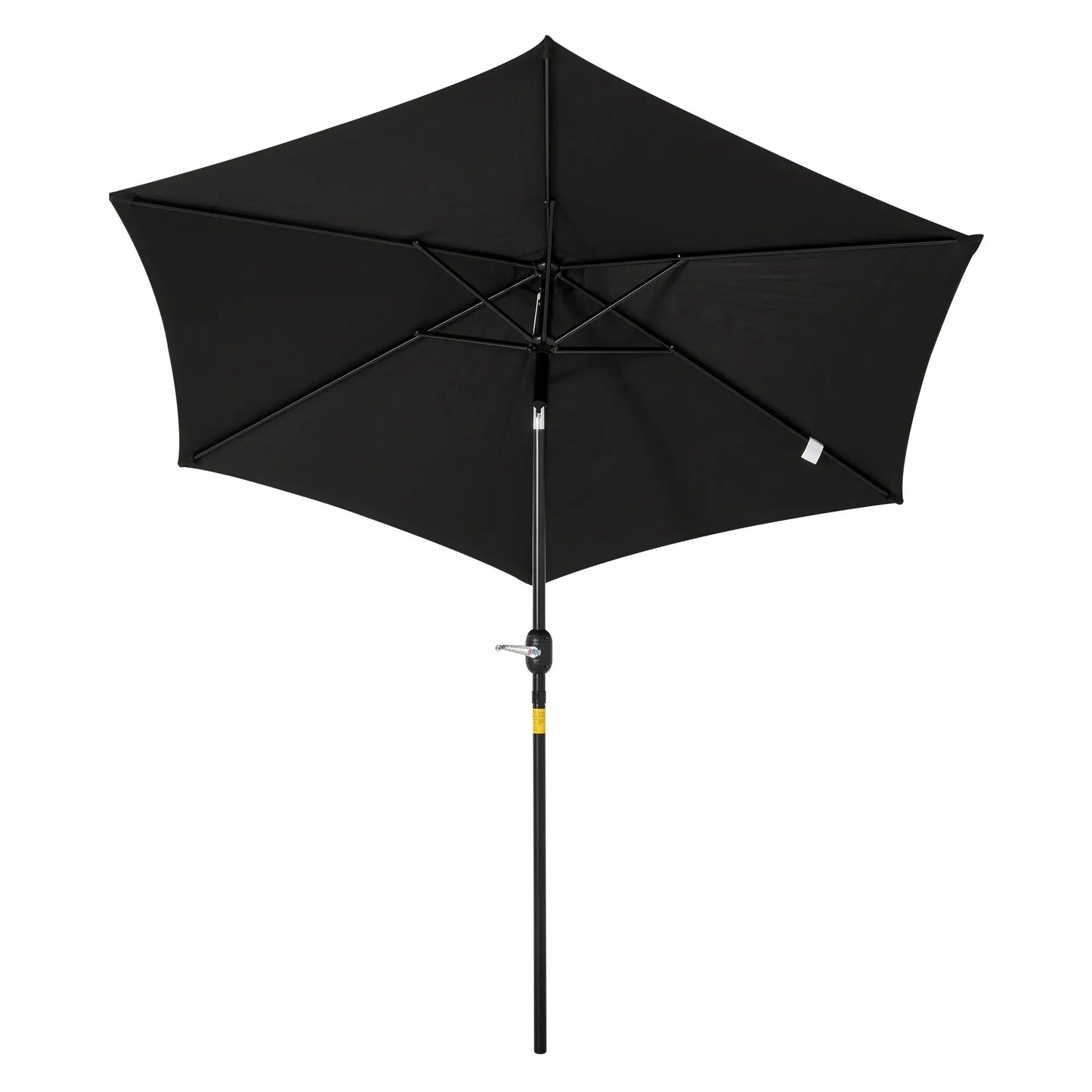 Outsunny 2.6M Garden Parasol Umbrella with Tilt