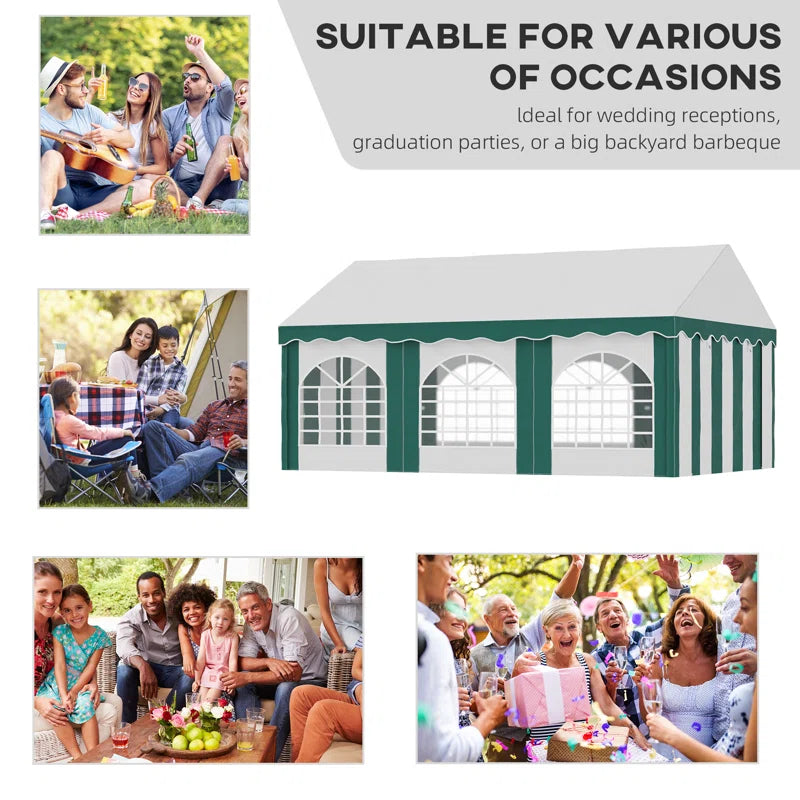 6M W X 3.97M D Steel Party Tent
