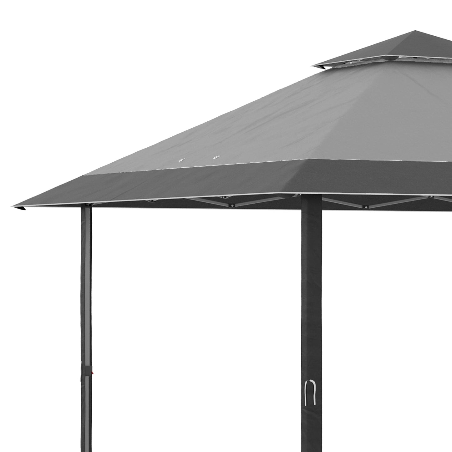 4 X 4M Outdoor Pop up Canopy Tent Gazebo W/ Steel Frame Adjustable Legs and Bag
