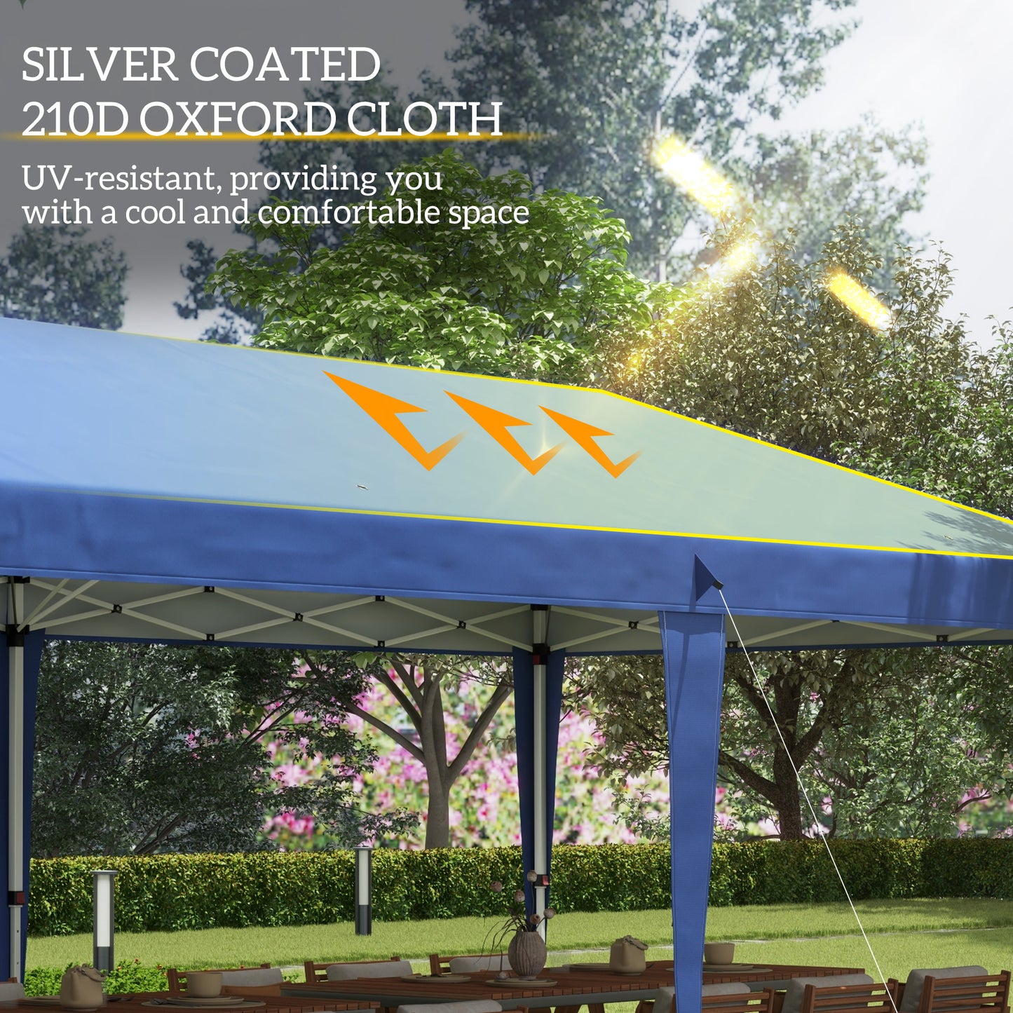6 X 3M Garden Large Gazebo Canopy Waterproof Outdoor Party Tent Marquee