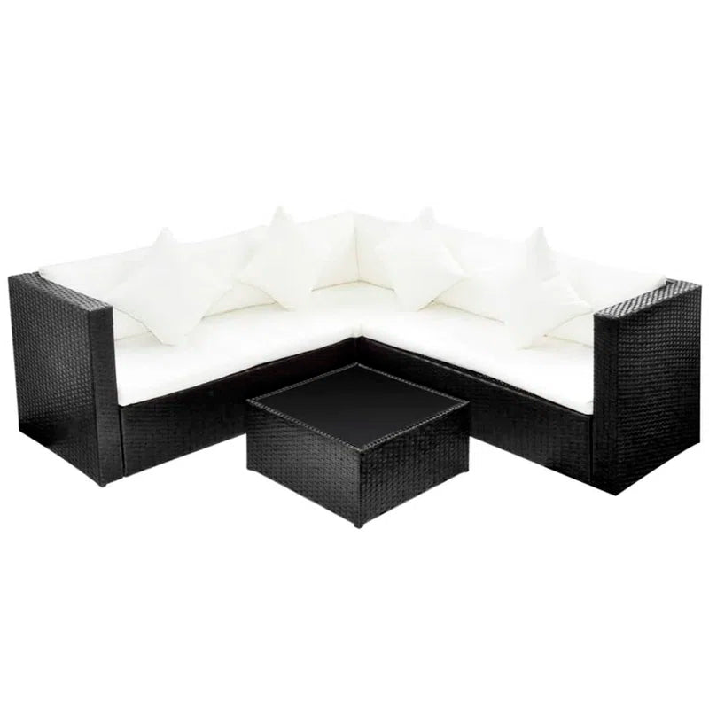 Irthlingborough 5 Seater Rattan Corner Sofa Set