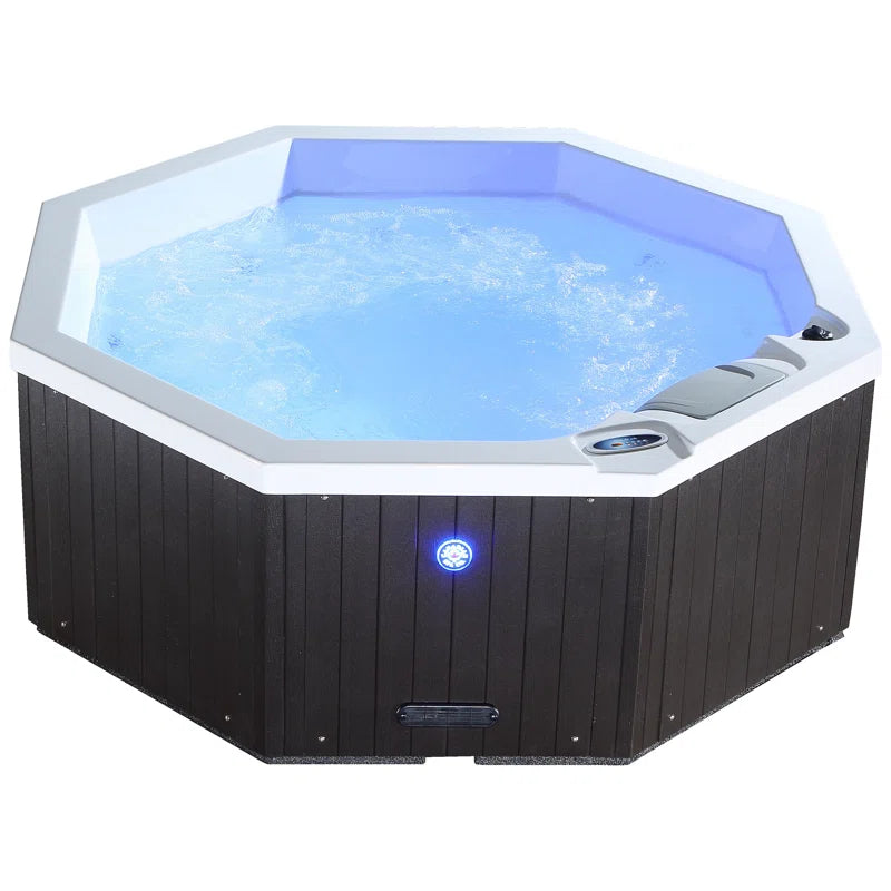 Canadian Spa Muskoka UV Hot Tub 6-Person 14-Jet with Blackout Insulation and UV Light Water Care