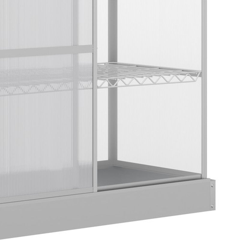 3 Tier Greenhouse Garden Plant Growth Transparent Board 131L X 58W X 140H Cm
