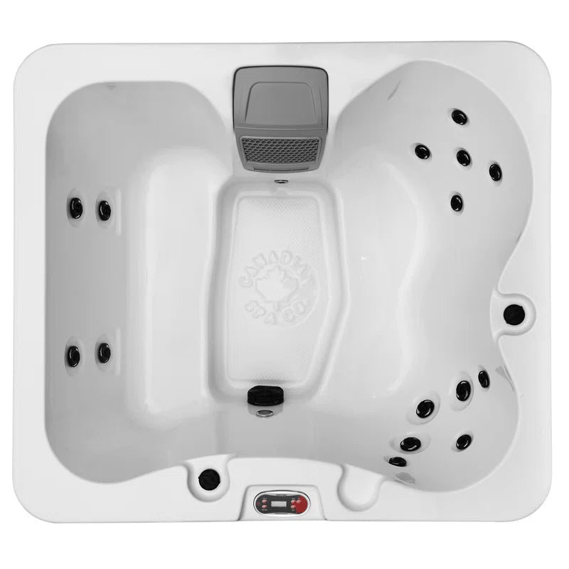 Canadian Spa Manitoba UV Hot Tub 4-Person 14-Jet with Blackout Insulation and UV Light Water Care