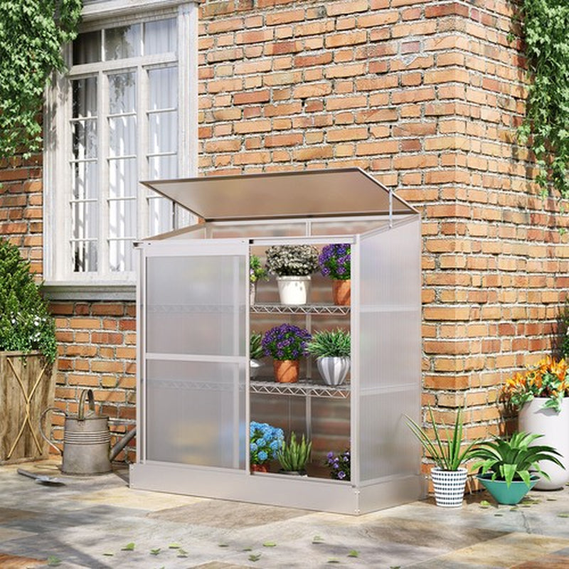 3 Tier Greenhouse Garden Plant Growth Transparent Board 131L X 58W X 140H Cm
