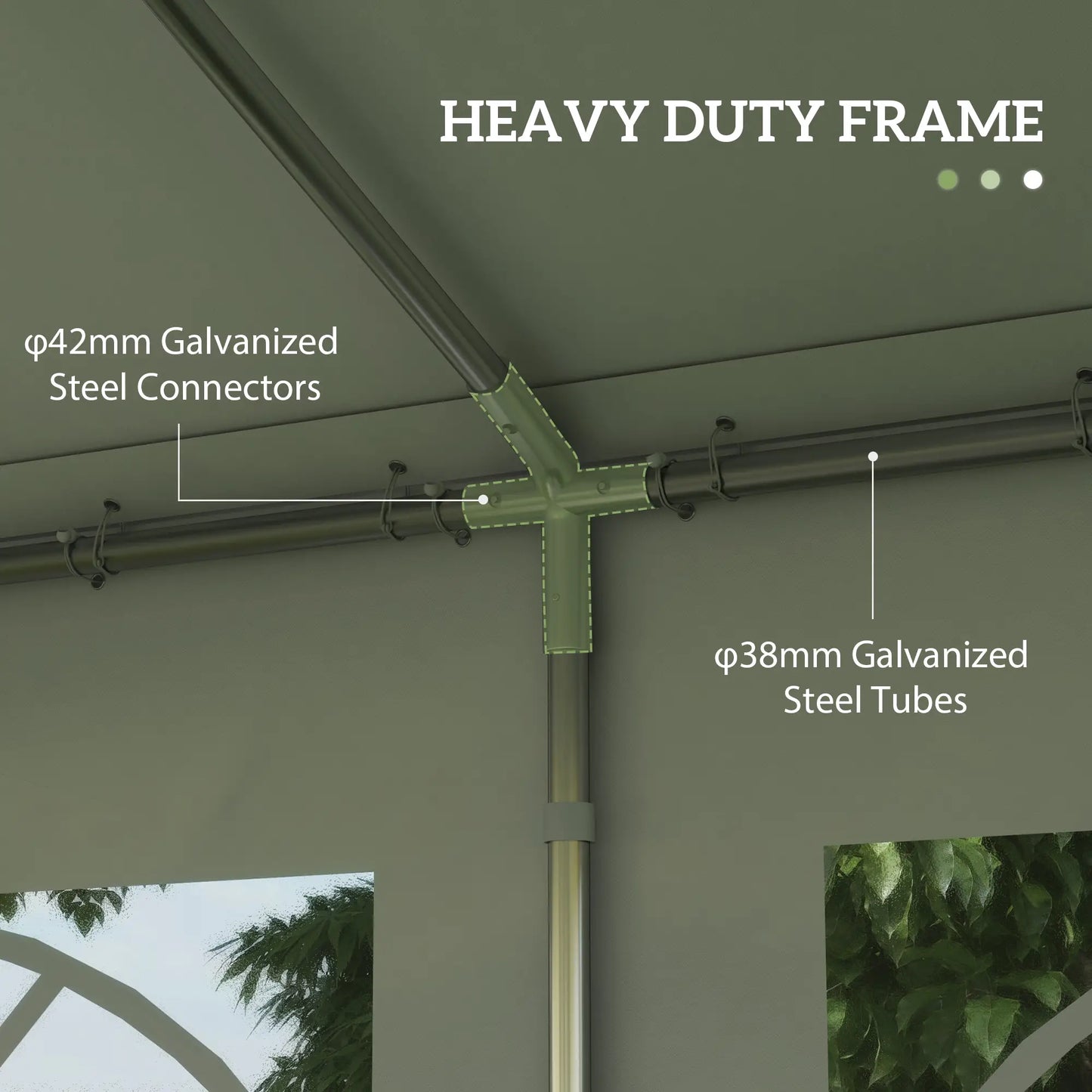 Outsunny 4m x 4m Garden Gazebo