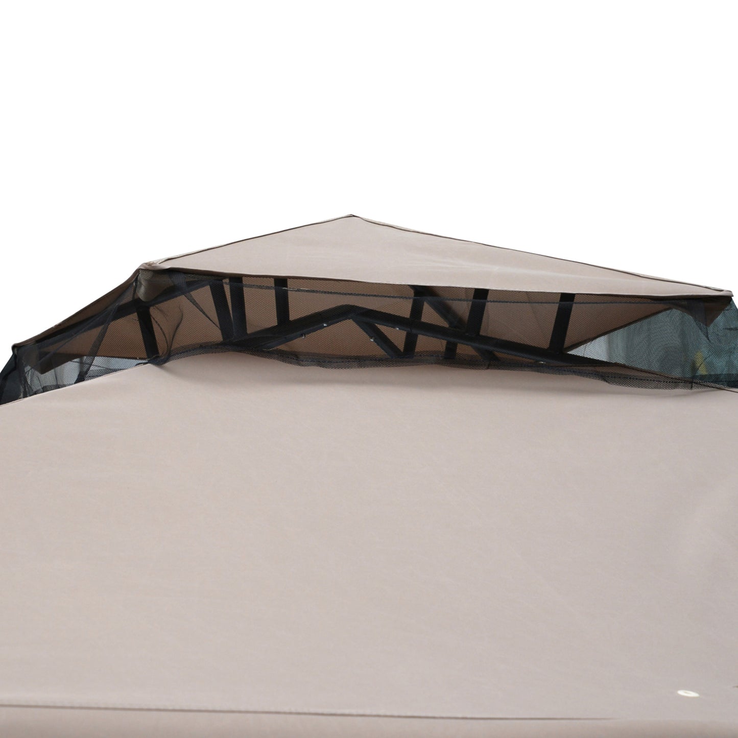 3 X 3(M) Metal Gazebo Outdoor 2-Tier Roof Marquee Party Tent with Netting