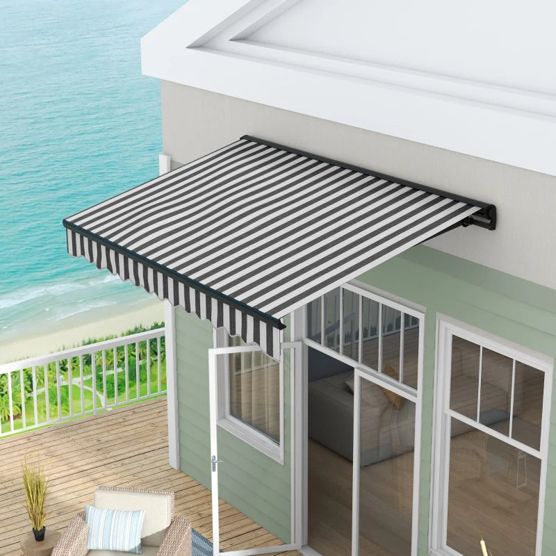 Outsunny 3 x 2m Aluminium Frame Electric Awning