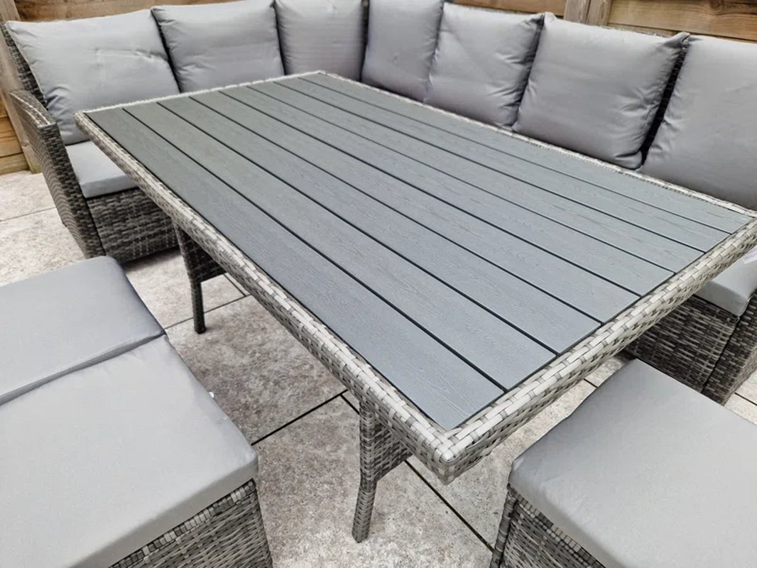 Iraheta 9 Seater Rattan Corner Sofa Set