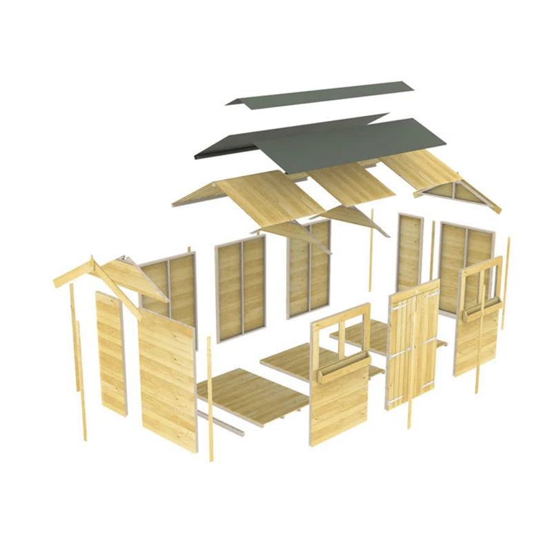 8Ft X 20Ft Apex Summer Shed