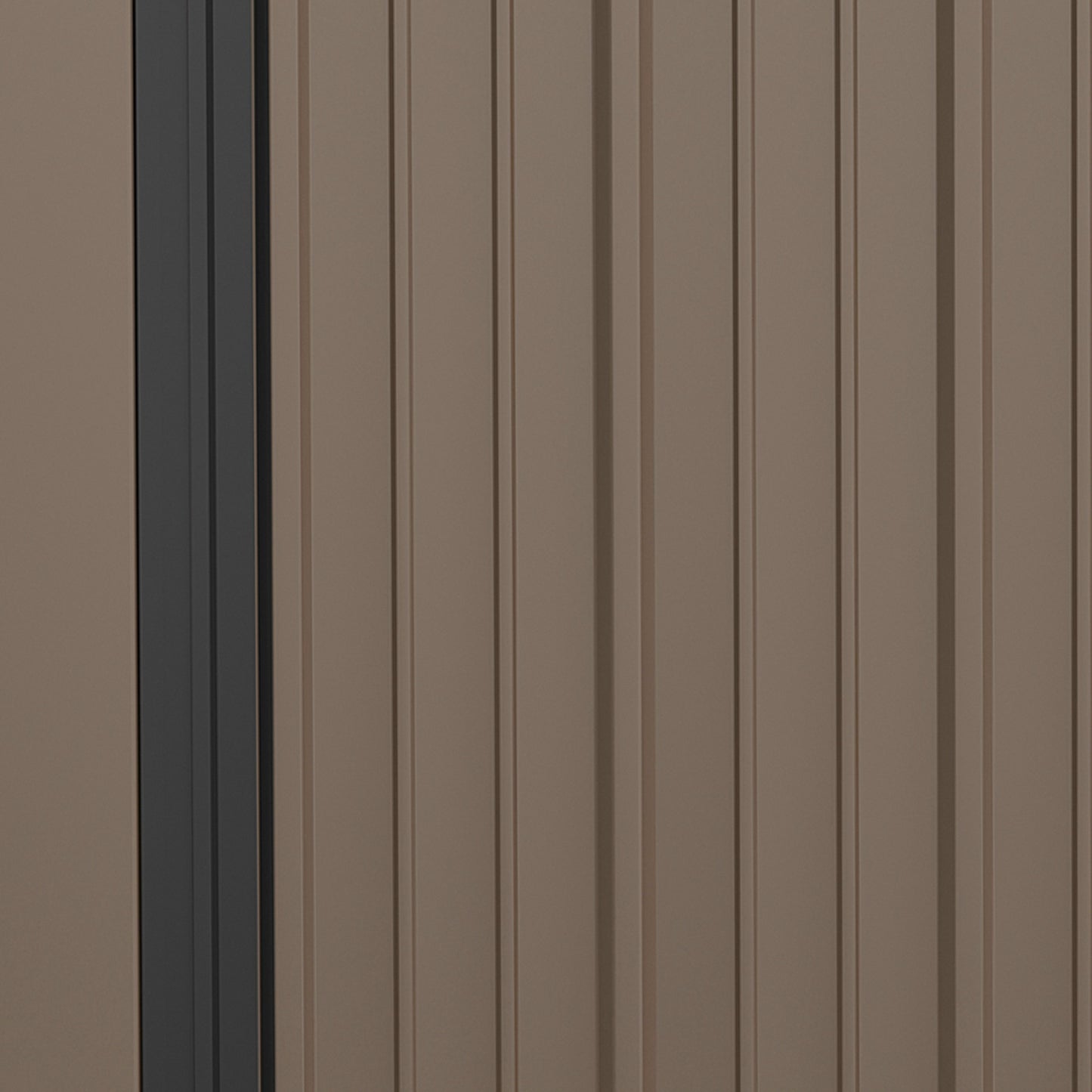 Outdoor Storage Shed Steel Garden Shed W/ Lockable Door for Garden