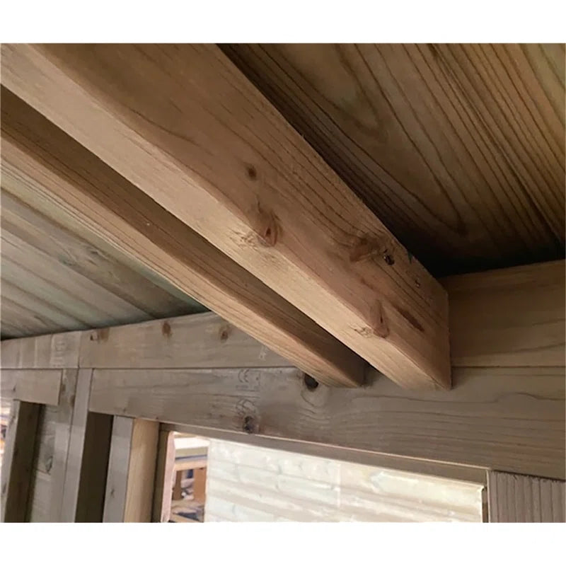 Taylorstown 15 Ft. W X 10 Ft. D Solid Wood Garden Shed