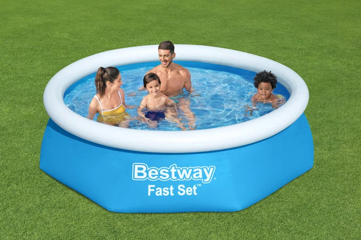 Bestway Fast Set Inflatable Swimming Pool round 244X66 Cm 57265