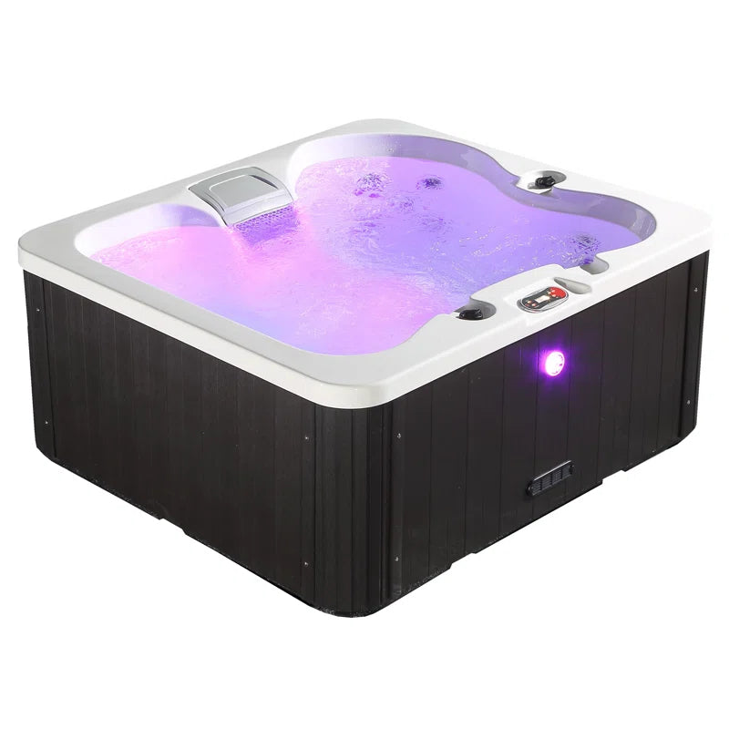 Canadian Spa Manitoba UV Hot Tub 4-Person 14-Jet with Blackout Insulation and UV Light Water Care