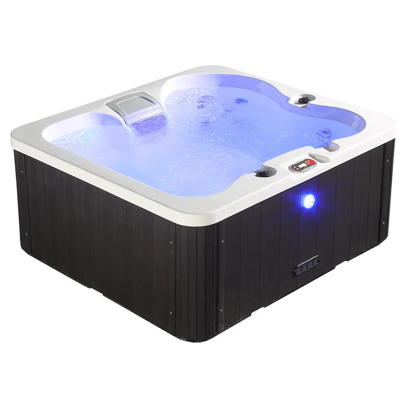 Canadian Spa Manitoba UV Hot Tub 4-Person 14-Jet with Blackout Insulation and UV Light Water Care