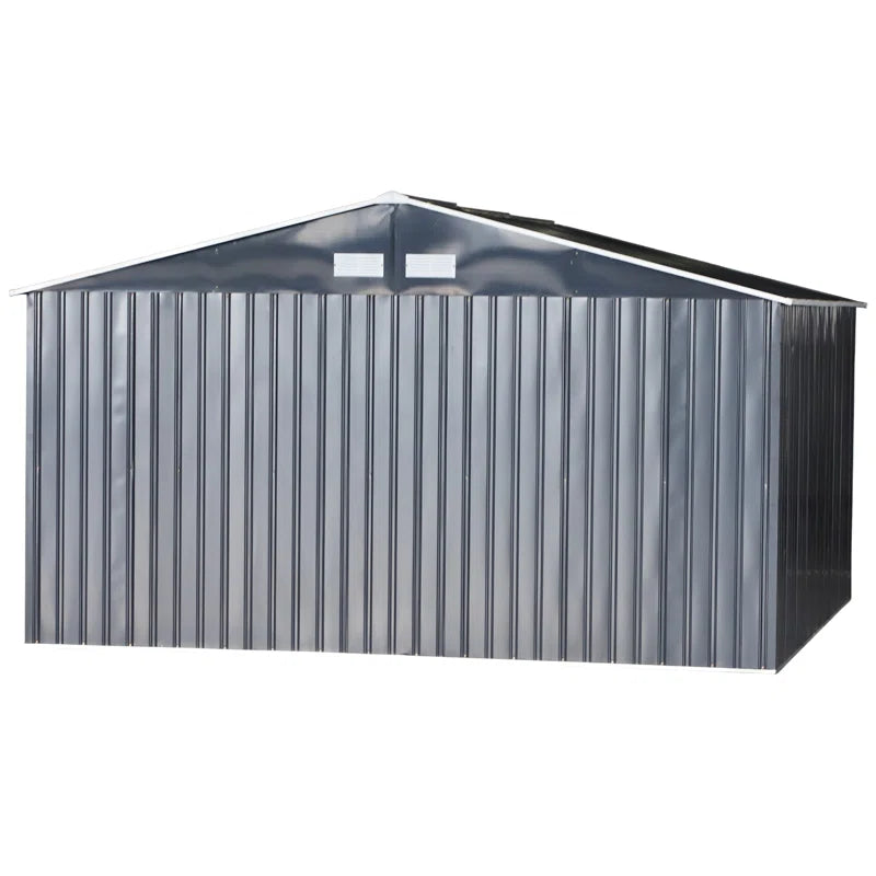 11 Ft. W X 13 Ft. D Metal Garden Shed