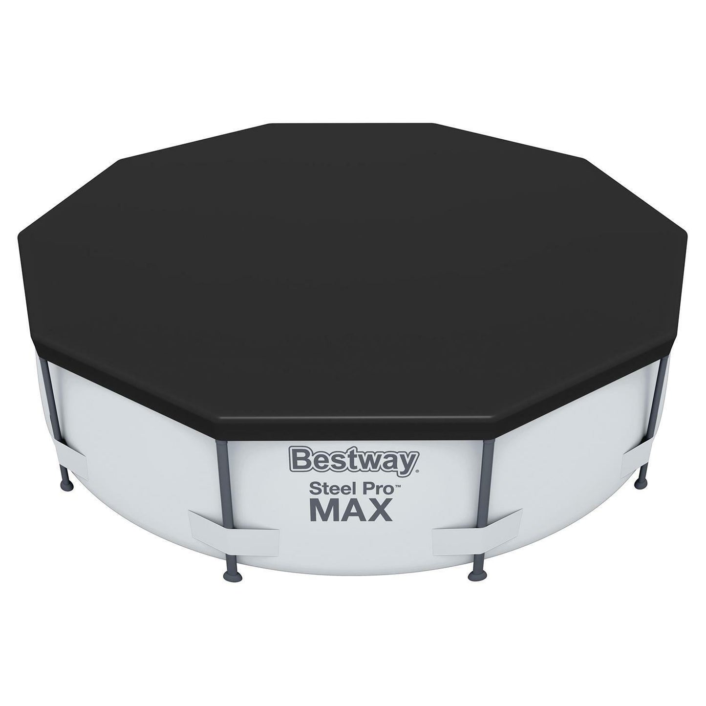 Bestway Range of PVC Swimming Pool Cover,Steel Pro Max Pool Cover 10 FT Diameter