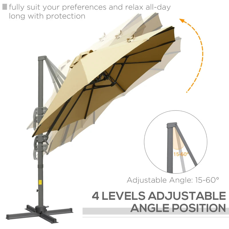 Outsunny 4.5 m Patio Parasol