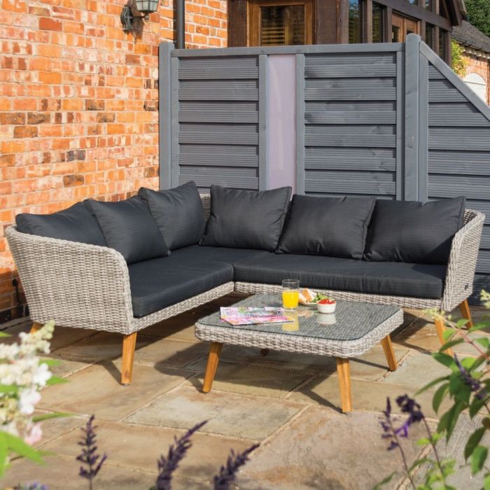 Rowlinson Hanoi Corner Rattan Sofa Set