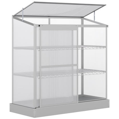 3 Tier Greenhouse Garden Plant Growth Transparent Board 131L X 58W X 140H Cm