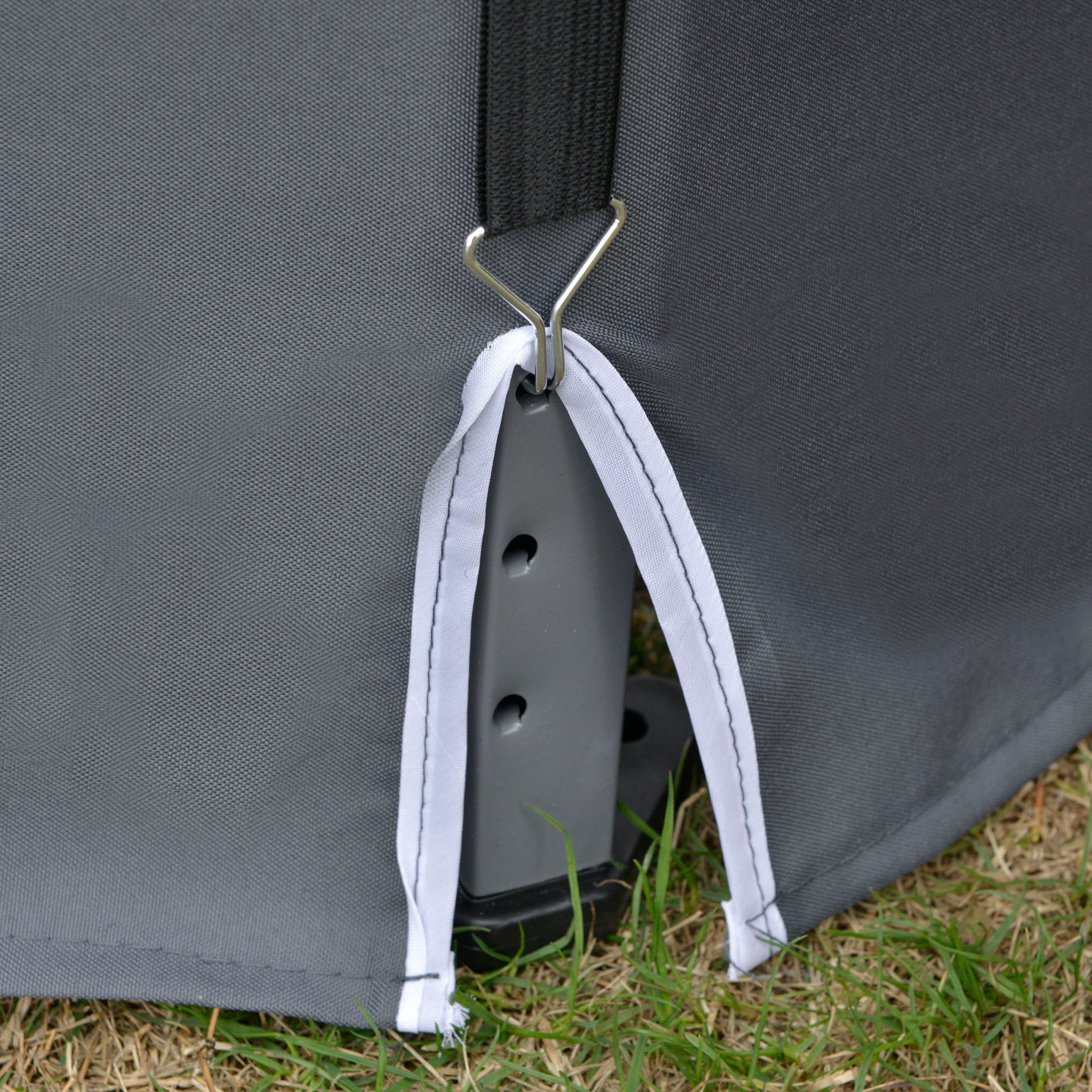 3.2M Outdoor Pop up Gazebo Hexagonal Canopy Tent with Mesh Sidewalls Handy Bag