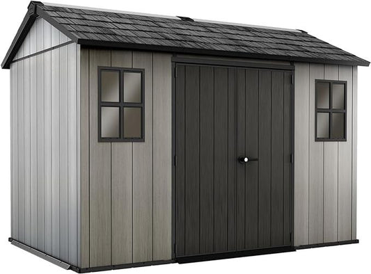 Keter Oakland 11 X 7.5Ft LARGE Outdoor Patio Grey Garden Durable Shed Unit