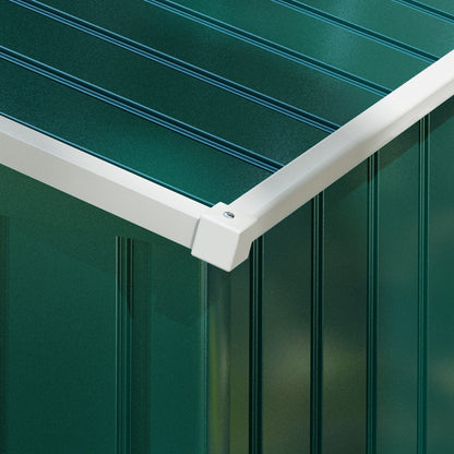 Garden Storage Shed with Ventilation Double Sliding Door Outdoor Tool Box