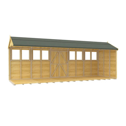 8Ft X 20Ft Apex Summer Shed