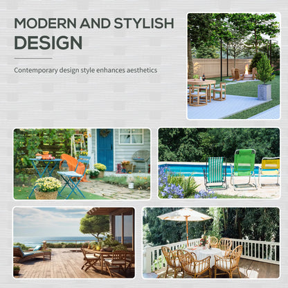 Outsunny 8-Seater Garden Rattan Furniture
