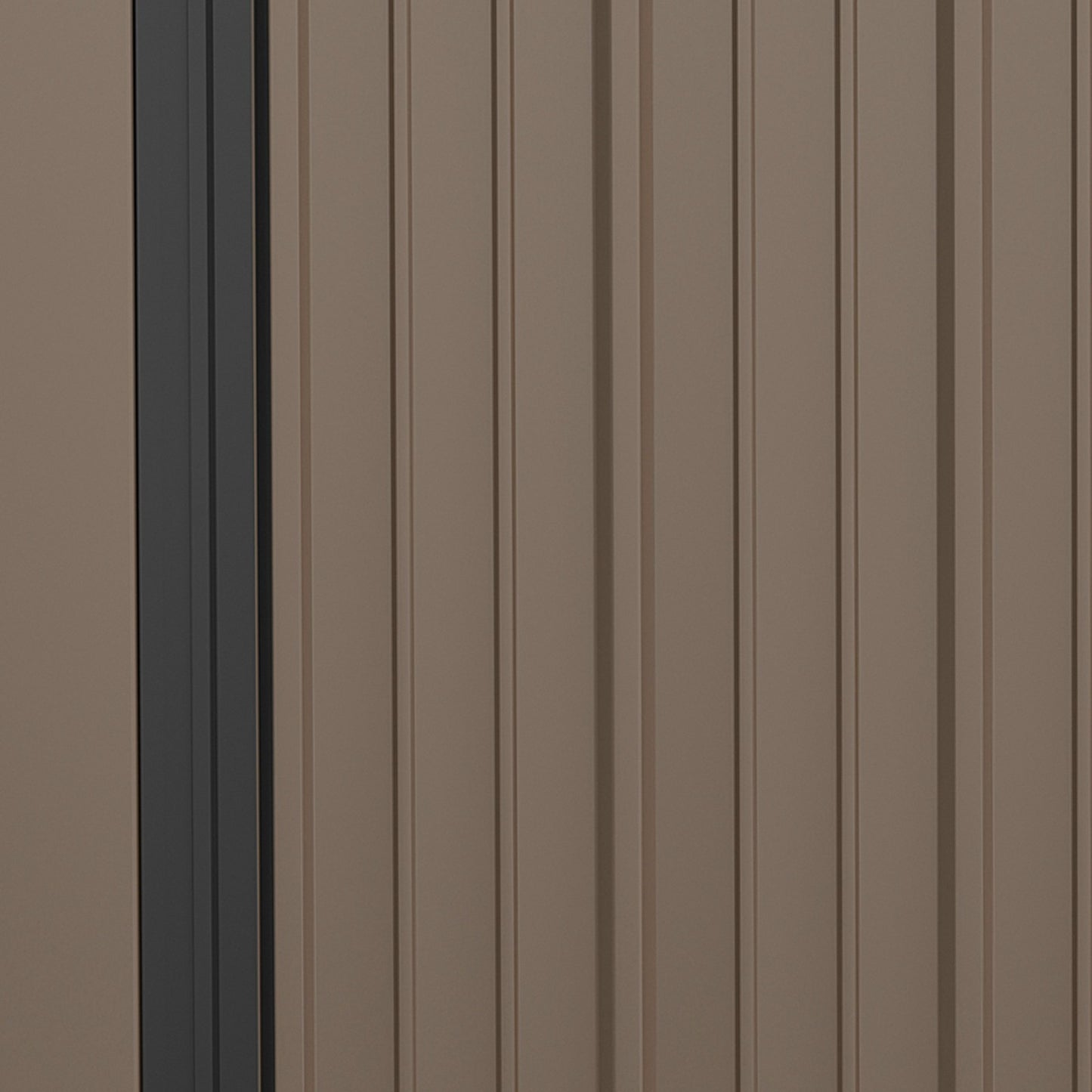 Outsunny Outdoor Storage Shed W/ Lockable Door for Garden, Brown