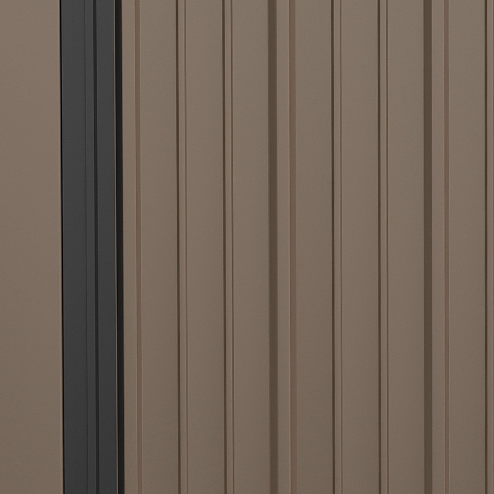 Outsunny Outdoor Storage Shed W/ Lockable Door for Garden, Brown