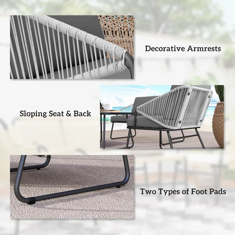 Rattan Sofa Set