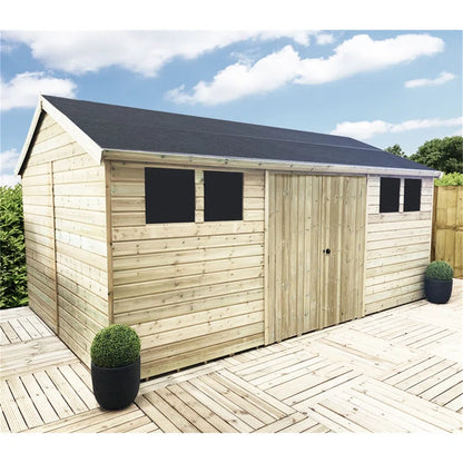 Taylorstown 15 Ft. W X 10 Ft. D Solid Wood Garden Shed