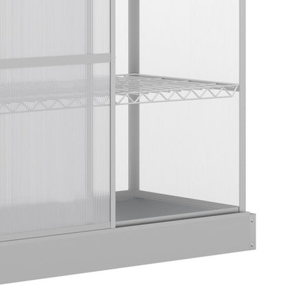 3 Tier Greenhouse Garden Plant Growth Transparent Board 131L X 58W X 140H Cm