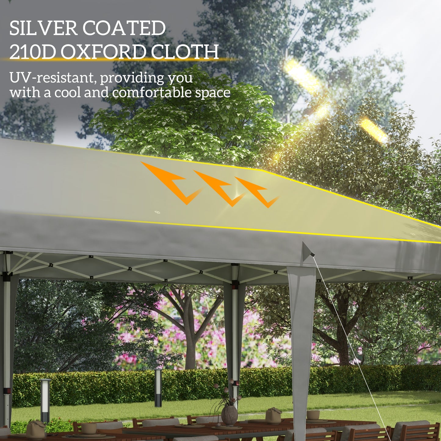 6 X 3M Garden Large Gazebo Canopy Waterproof Outdoor Party Tent Marquee