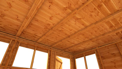12 X 8Ft Timber Tongue & Groove Pent Summerhouse