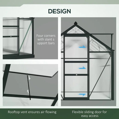 6 Ft W X 6 Ft. D Greenhouse