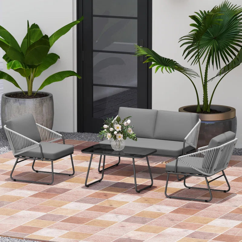 Rattan Sofa Set