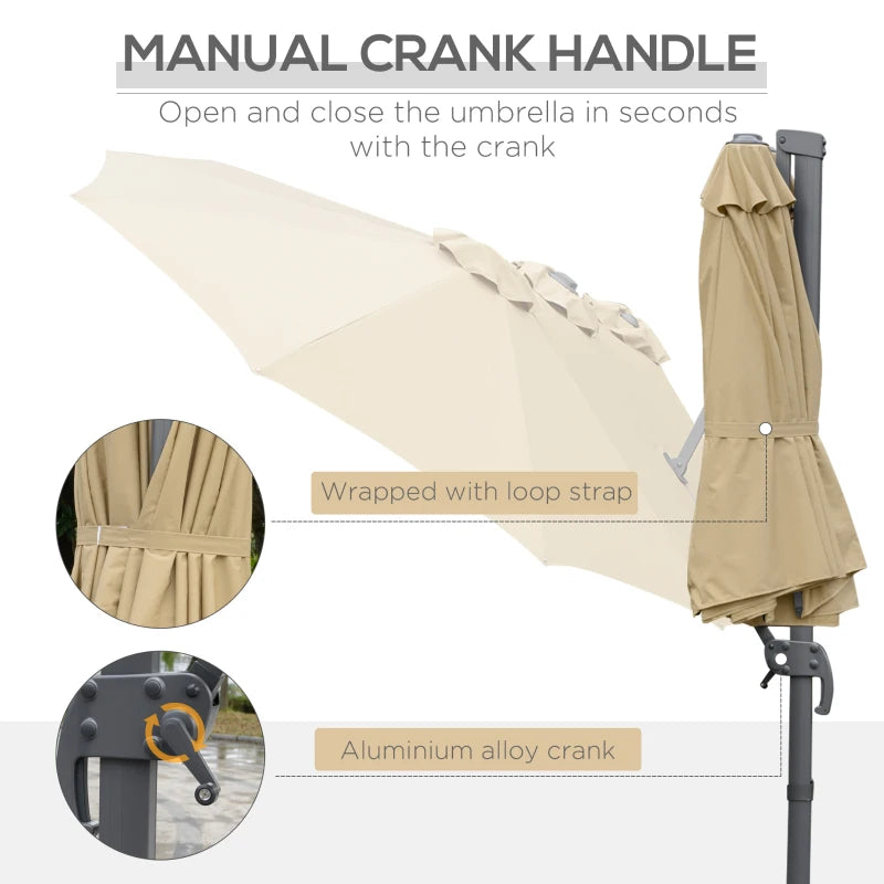 Outsunny 4.5 m Patio Parasol