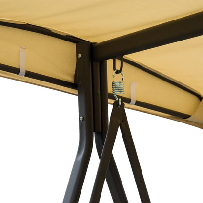 Outsunny Swing Chair Hammock Chair 3 Seater Canopy