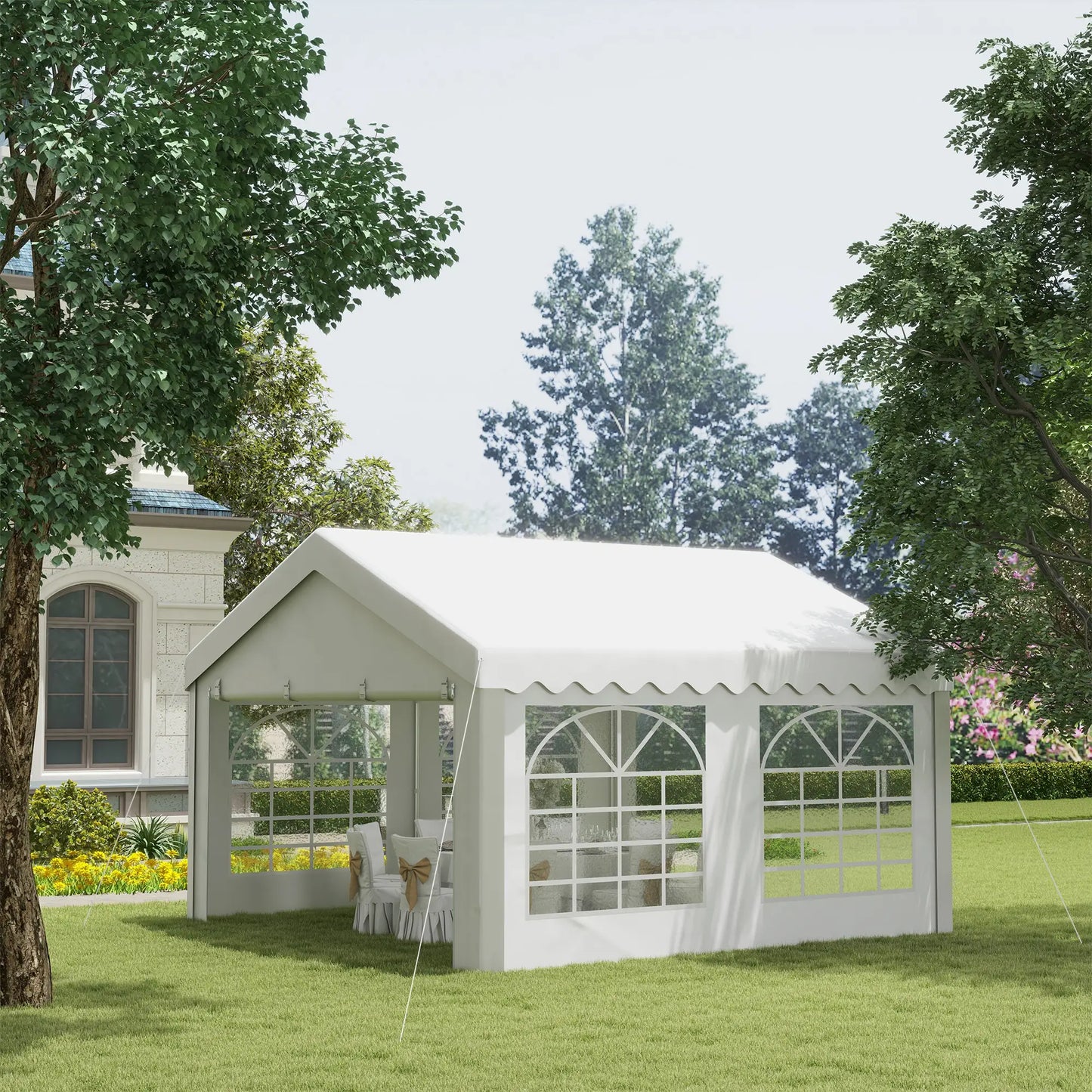 Outsunny 4m x 4m Garden Gazebo