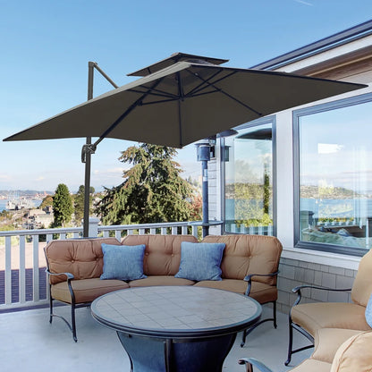 Outsunny Cantilever Parasol 360 Degree Rotation