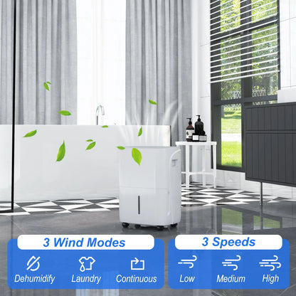 HOMCOM 30L/Day Dehumidifier