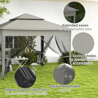 Outsunny 3 x 3(m) Pop Up Gazebo