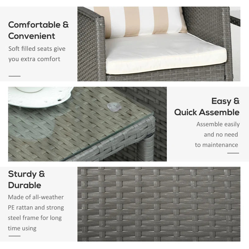 Rattan Sofa Set