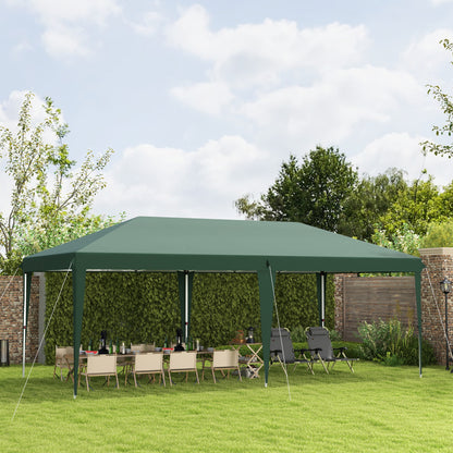 6 X 3M Garden Large Gazebo Canopy Waterproof Outdoor Party Tent Marquee