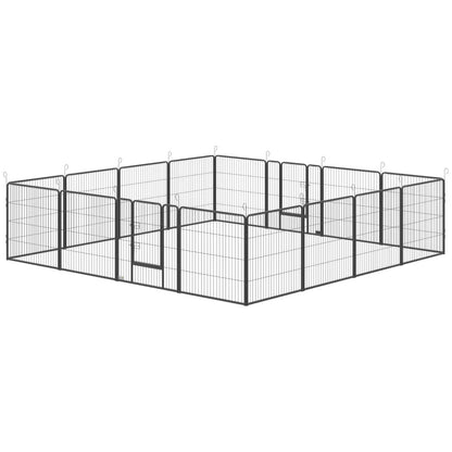 PawHut 16 Panels Heavy Duty Puppy Playpen